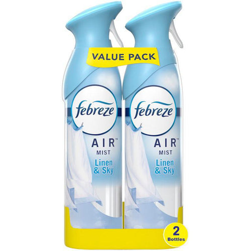 Febreze Air Freshener Spray Odor-Fighting Room Spray Linen & Sky